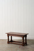 Load image into Gallery viewer, Vintage English Oak Coffee Table/Bench