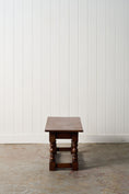 Load image into Gallery viewer, Vintage English Oak Coffee Table/Bench
