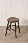 Load image into Gallery viewer, 19th Century Oak Joint Stool with Stretchers
