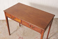 Load image into Gallery viewer, 19th Century English Mahogany Side Writing Table with Swan Handles