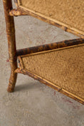Load image into Gallery viewer, 19th Century English Tiger Bamboo Corner Shelf