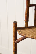 Load image into Gallery viewer, 19th Century English Tiger Bamboo Corner Shelf