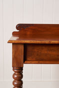 Load image into Gallery viewer, Victorian Mahogany Console with Bobbin Legs