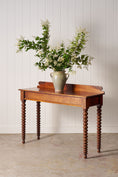 Load image into Gallery viewer, Victorian Mahogany Console with Bobbin Legs