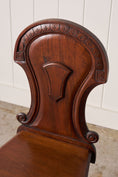Load image into Gallery viewer, PAIR Victorian Hall Chairs with Petite Floral Cravings
