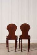 Load image into Gallery viewer, PAIR Victorian Hall Chairs with Petite Floral Cravings