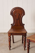 Load image into Gallery viewer, PAIR Victorian Hall Chairs with Petite Floral Cravings