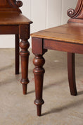 Load image into Gallery viewer, PAIR Victorian Hall Chairs with Petite Floral Cravings