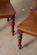 Load image into Gallery viewer, PAIR Victorian Hall Chairs with Petite Floral Cravings