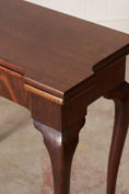 Load image into Gallery viewer, 18th Century George I Mahogany Club Footed Game Table with Suede Interior