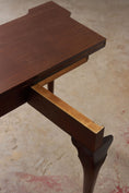 Load image into Gallery viewer, 18th Century George I Mahogany Club Footed Game Table with Suede Interior