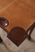 Load image into Gallery viewer, 18th Century George I Mahogany Club Footed Game Table with Suede Interior