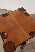 Load image into Gallery viewer, 18th Century George I Mahogany Club Footed Game Table with Suede Interior