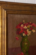 Load image into Gallery viewer, Original Signed Belgian Floral Oil on Canvas | by Alphonse Van Beurden Belgian