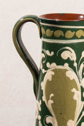 Load image into Gallery viewer, Hand Painted Green Glazed Jug (Stamped; Vale England)