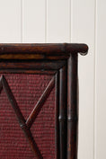 Load image into Gallery viewer, 19th Century Bamboo Single Door Cabinet | Later Painted Red