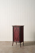 Load image into Gallery viewer, 19th Century Bamboo Single Door Cabinet | Later Painted Red
