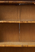 Load image into Gallery viewer, 19th Century Tortoise Bamboo Bookcase (as is)