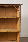 Load image into Gallery viewer, 19th Century Tortoise Bamboo Bookcase (as is)