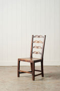 Load image into Gallery viewer, Antique English Oak Ladderback Chair