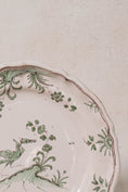 Load image into Gallery viewer, 18th Century French Moustiers Green Plate with Bird