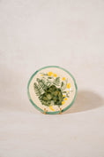 Load image into Gallery viewer, Vintage French Green & Yellow Majolica Plate with Greek Key Boarder