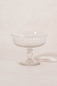 Load image into Gallery viewer, Antique Crystal Ribbed Lidded Compote with Matching Catch Plate
