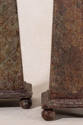 Load image into Gallery viewer, PAIR of Antique Neoclassical Metal Obelisks