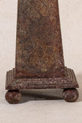 Load image into Gallery viewer, PAIR of Antique Neoclassical Metal Obelisks