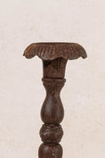Load image into Gallery viewer, PAIR of Antique Garden Iron Candlesticks