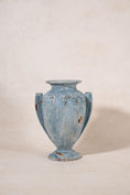 Load image into Gallery viewer, Antique Blue Patinated Cast Iron Urn