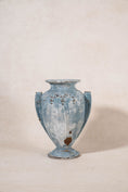 Load image into Gallery viewer, Antique Blue Patinated Cast Iron Urn