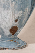Load image into Gallery viewer, Antique Blue Patinated Cast Iron Urn