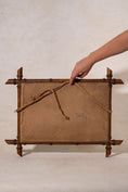 Load image into Gallery viewer, Antique Faux French Bamboo Mirror