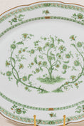 Load image into Gallery viewer, Vintage Haviland Limoges Oval Platter in Green “Bonneval” Pattern (1971-1989)