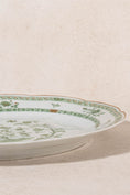 Load image into Gallery viewer, Vintage Haviland Limoges Oval Platter in Green “Bonneval” Pattern (1971-1989)