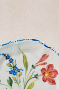 Load image into Gallery viewer, SET of 6 Hand Painted Floral Italian Plates