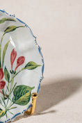 Load image into Gallery viewer, SET of 6 Hand Painted Floral Italian Plates