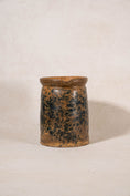 Load image into Gallery viewer, Large Antique French Deep Blue Spongeware Pitcher