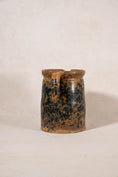 Load image into Gallery viewer, Large Antique French Deep Blue Spongeware Pitcher