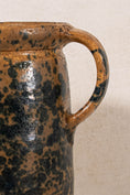 Load image into Gallery viewer, Large Antique French Deep Blue Spongeware Pitcher