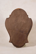 Load image into Gallery viewer, Petite Vintage French Giltwood Mirror with Beveled, Scalloped Shape