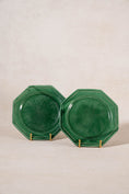 Load image into Gallery viewer, PAIR of Vintage French Majolica Earthenware Octagon Plates