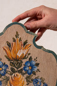 Load image into Gallery viewer, Antique Hand Painted Floral Italian Double Sconce