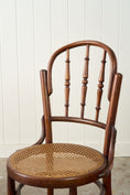Load image into Gallery viewer, SET of 6 | 1940s French Thonet Style Bentwood Bistro Chairs with Original Chair Seats