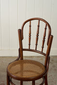 Load image into Gallery viewer, SET of 6 | 1940s French Thonet Style Bentwood Bistro Chairs with Original Chair Seats