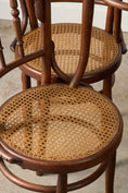 Load image into Gallery viewer, SET of 6 | 1940s French Thonet Style Bentwood Bistro Chairs with Original Chair Seats