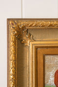 Load image into Gallery viewer, Antique Oil on Canvas Golf Scene (signed; c. 1910)