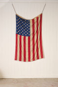 Load image into Gallery viewer, *50 Star Vintage Large Hand-sewn American Flag By Annin & Co Vernon, N.J