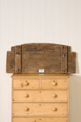 Load image into Gallery viewer, Antique Wooden Wagon Back; Later Painted Nantucket Whale